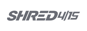 shred415 grey logo