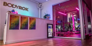 BODYROK front desk area and pilates machines