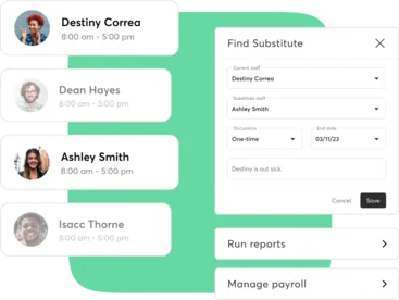 Mindbody staff management features