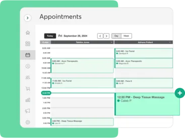 Mindbody scheduling features