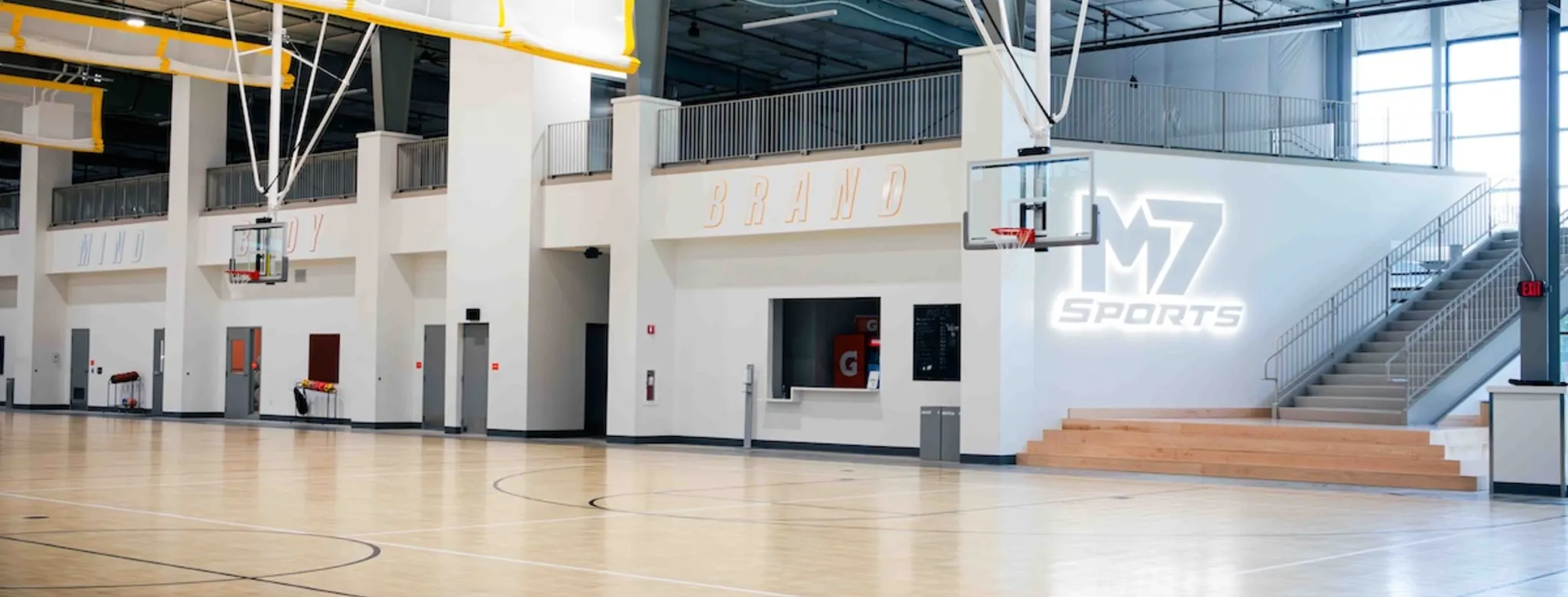 A photo of the gym at M7 Sports.