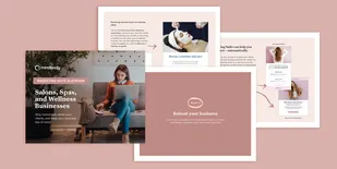 Marketing Suite Playbook cover and three page preview