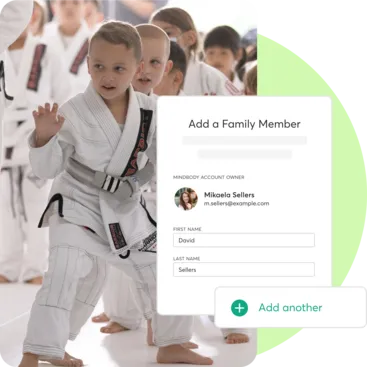 Mindbody family accounts 