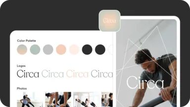 A screenshot from a branded mobile app created for Circa, a Mindbody customer